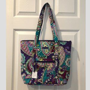 Vera Bradley Tote Bag - Purple Paisley